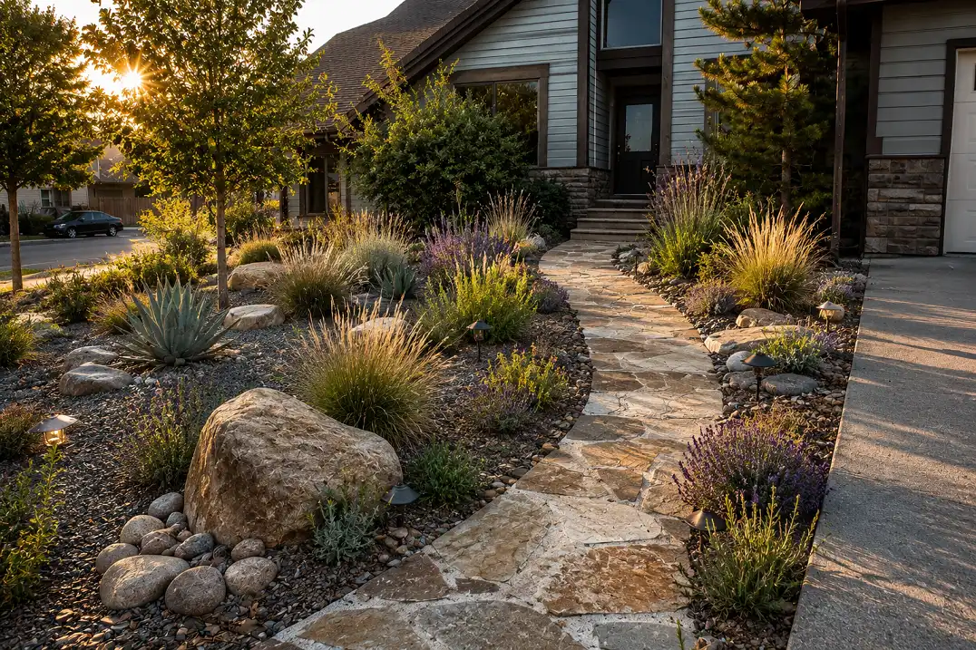 Before — Traditional Grass Lawn