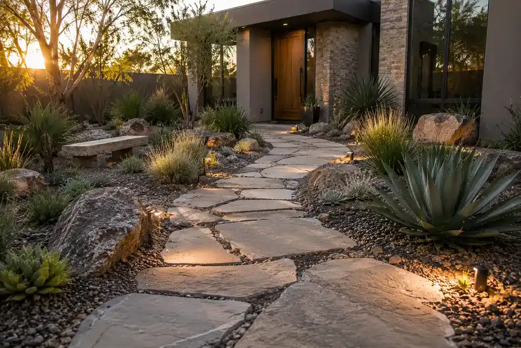 Walkway and Outdoor Features